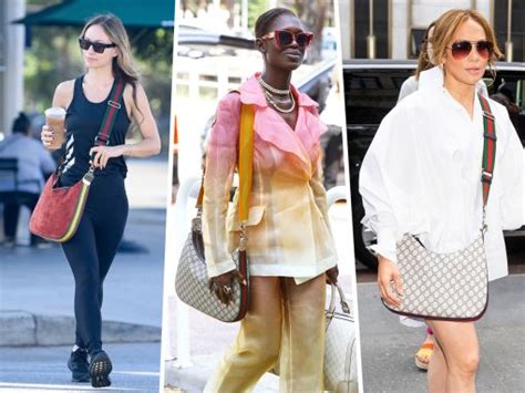 celebrities wearing gucci|celebrities wearing Gucci handbags.